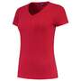 Tricorp T-Shirt V-Ausschnitt Fitted Damen 101008 Red