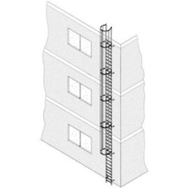 Steigleiter verzinkt Steighöhe bis 9,30 m