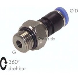 IQSR 3812 G Gerade Drehverschraubung G 3/8"-12mm, IQS-Standard