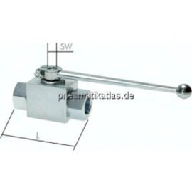 KH 38 HD Hochdruck-Kugelhahn, Stahl, G 3/8", PN 500