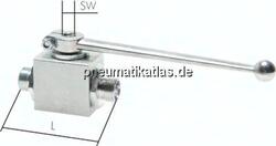KH 16 S HD Hochdruck-Kugelhahn, Stahl, 16 S, PN 500