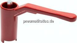 KOMBI 7 L ROT Kombigriff-rot, Größe 7, Lang (Aluminium lackiert, 60 - 68 - 74 - 78 - 82 - 88 -