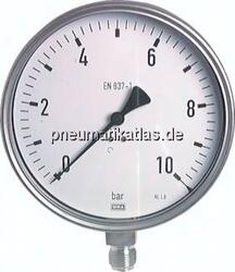 MS 16160 ES Chemie-Manometer senkrecht, 160mm, 0 - 16 bar