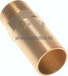PGEA 3428 CU Pressfitting, Übergangsnippel 28mm außen / R 3/4" AG