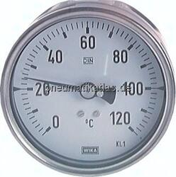 TW 60063100 ES Bimetallthermometer, waage-recht D63/0 - 600°C/100mm