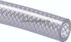 TX 4-10 PVC-Gewebeschlauch 4x10,0mm, transparent, 10 mtr. Rolle