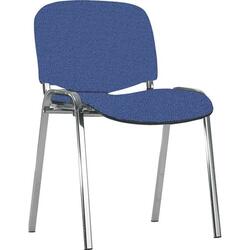 Bes.-Stuhl ISO chrom/blau
