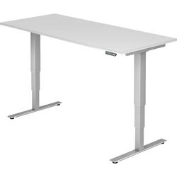 Schreibtisch XDSM 12 1800x800 Weiß/silber