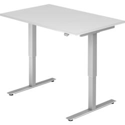 Schreibtisch XMST 12 1200x800 Weiß/silber