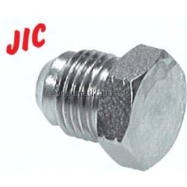 VSTI 9/16 JIC HD-Verschlussstopfen UNF 9/16"-18(JIC), Stahl verzinkt