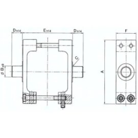 TJX 40 ISO 15552-Mittenschwenk-befestigung 40 mm (XL)