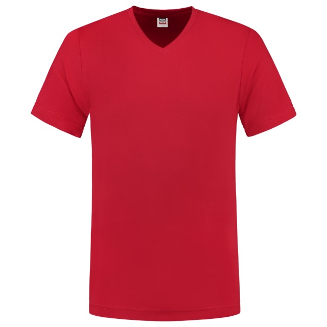 Tricorp T-Shirt V-Ausschnitt Fitted 101005 Red