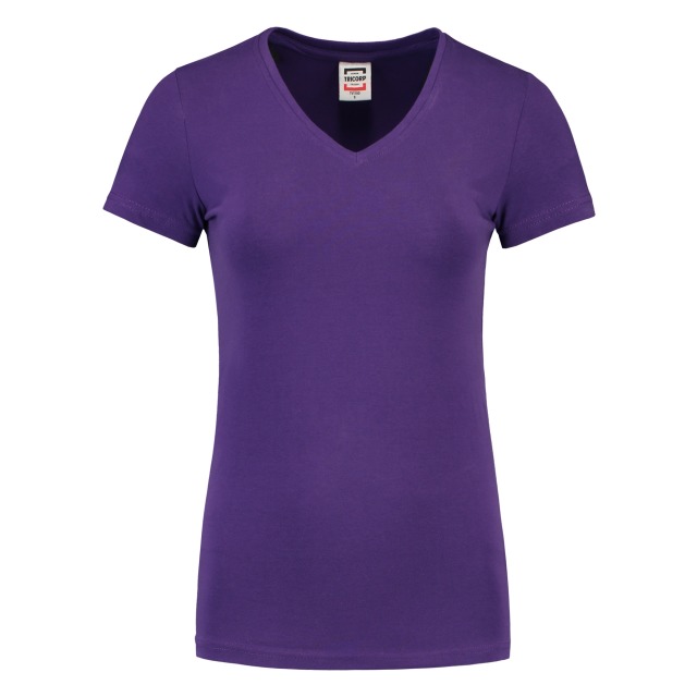 Tricorp T-Shirt V-Ausschnitt Fitted Damen 101008 Purple