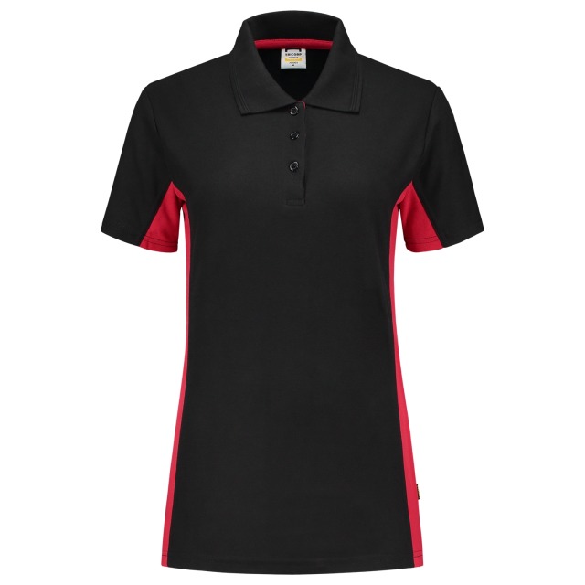 Tricorp Poloshirt Bicolor Damen 202003 Black-Red