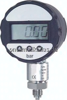 DMGB 6 ES-D24S Digital-Manometer 0 - 6 bar, Externe 24 V DC-Versorgung und Schaltausgang