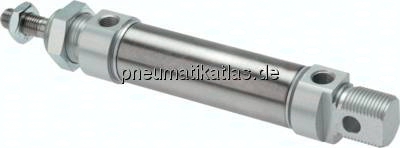 ZDM 8/100 ISO 6432-Zylinder, doppeltwir-kend, Kolben 8mm,Hub 100mm