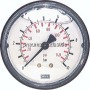 MW 1063 GLY Glycerin-Manometer waagerecht (KU/Ms), 63mm, 0 - 10 bar