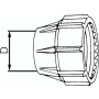 18910-40 Überwurfmutter für PEX-Rohrverschraubung, PP, 40 mm